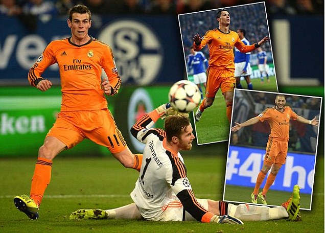 Bale, Ronaldo, Benzema Masing-masing Cetak 2 Gol, Tekuk Schalke 6-1